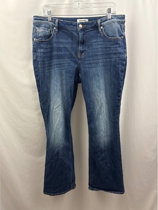 VIGOSS Denim - Vigoss Womens Size 14 The Jagger Bootcut Mid Rise Stretch Blue Jeans